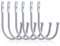 XMDROU 6 PCS Gardinenhalter Raffhalter für Vorhänge Vorhanghalter Wand Vorhangbinder Vorhanghalterungen U-Form Vorhang Raffhalter für Gardinen (Weiss)