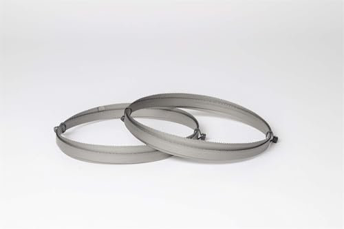 Set di 2 lame per sega a nastro ad alte prestazioni, 1640 x 13 x 0,65 mm, 10-14 denti bimetalliche M42 per seghe a nastro