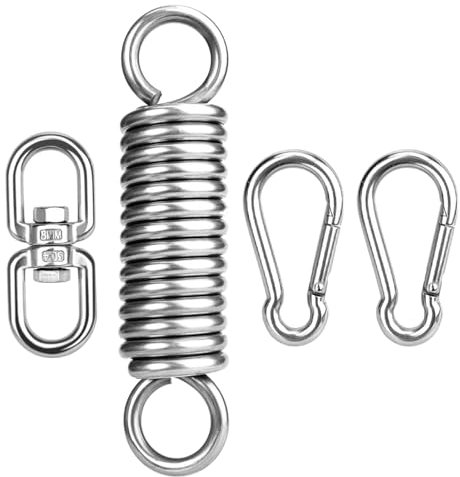 pumpumlia Molla di sospensione versatile Torsioni Sospensione Gancio Primavera Sedie Appese Molla Per Oscillare E Altalena Molla Assorbente Scioccante