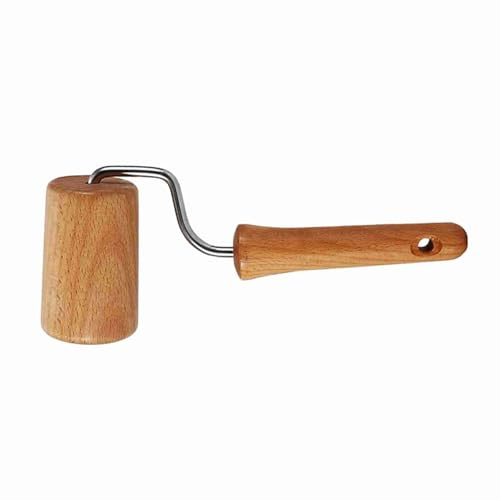 Generic Piz de Rodillo de Pizza, Alfiler de Rodillo Resistente con Diseño Ergonómico, para Pastel de Pizza (Estilo 4)