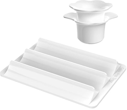 Ungtyb Emporte-pièce et poussoir avec plateau – Outil de cuisson pour gâteaux, muffins, desserts et chocolat | Gadget de cuisine pour femmes, enfants, fêtes d'anniversaire, mariages, école, maison