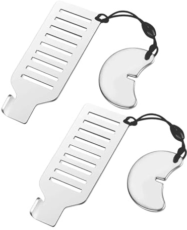 Portable Security Door Lock (2-Pack), No-Drill Installation Travel Lock for Home, Hotel & Apartment, Heavy Duty Latch for Additional Safety and Privacy, Easy to Use