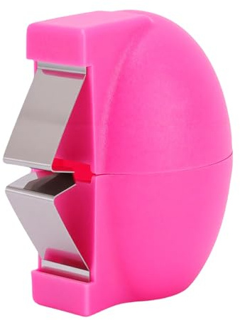 BRRNOO Apri-guscio D' Rompi-guscio D' Ergonomico Apri Rapidamente Uova Sode o Crude Separatore Pela-uova Senza Sforzo per Cuochi Domestici Appassionati di Dolci ABS Rosa