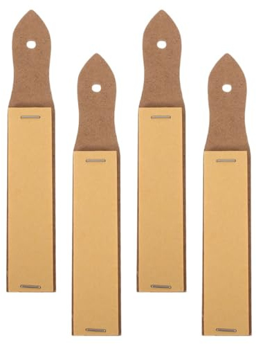 Kichvoe 4 Stück Schleifpapier für Bleistiftspitze zum Skizzieren aus Sandpapier und Osson Board Vielseitiger Anspitzer für Pastell und Kohlestifte für Kunstprojekte