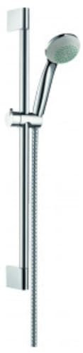 Hansgrohe 27728000 Crometta 85 Set de Ducha con Barra 65 cm, Cromo, 0,65 m