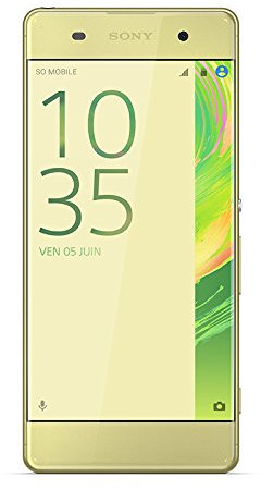 Sony 1303-0325 Xperia XA Dual-SIM Smartphone (16 GB, 12,7 cm (5 Zoll), HD Display, Android 6.0) Lime Gold