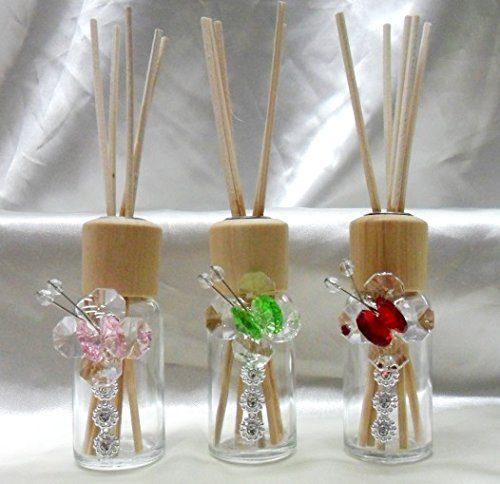 Bomboniere Diffusore con Farfalle in Cristallo e Punti Luce