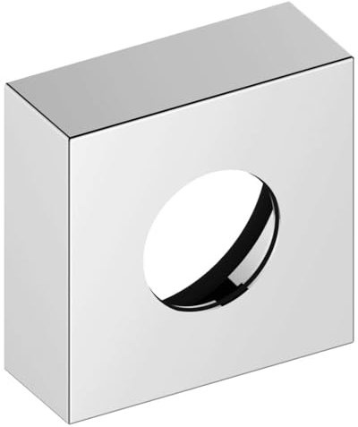 KEUCO 59553030282 Extension Rosette for Flush-Mounted Thermostatic Fitting, Rosette-Shape, Square, Colour: Brushed Bronze