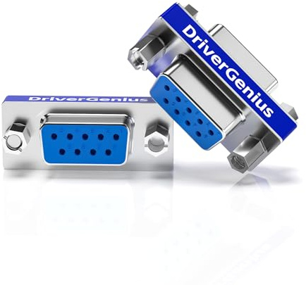 LinkStable DriverGenius RD232F2F DB9 Serial RS232 COM Gender Changer - for USB to RS232 Serial Cable Adapter (Female/Female)