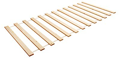TiCAA Premium Rollrost Rolllattenrost Federleisten Lattenrost mit extra 15 Leisten massives Birke 100x200