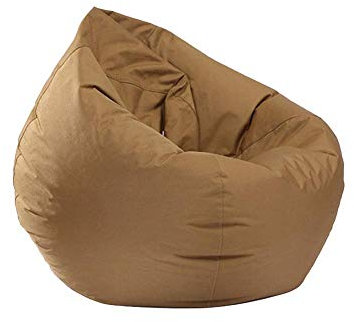 EAN Bolsa para almacenamiento de silla para adultos y niños, Asiento Puf Oxford Funda para silla para adolescentes adultos y adultos saco para el hogar (khaki, OneSize)