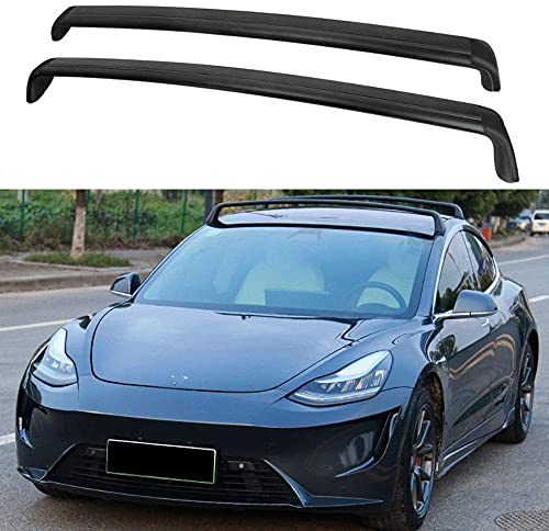 2 Stück/Set Aluminium Auto Dachträger Querstangen für Tesla Model 3 2021, Dachträger für Wanderungen und Camping