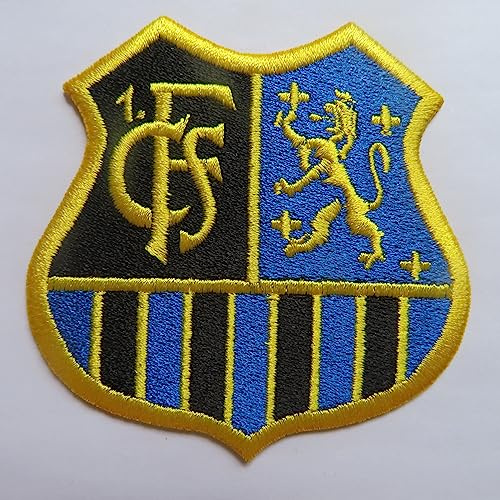 2stk FC Saarbrücken Aufnäher Patch Football Fussball Soccer Club Iron on bügelbild aufbügler Badge Team logo