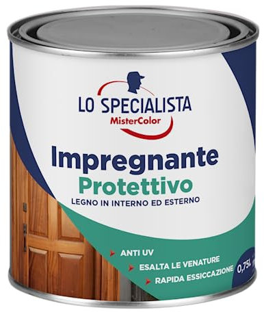 Lo Specialista Mistercolor IMPREGNANTE ACQUA, 0,75L, INCOLORE