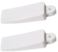 Lot de 2 cales de fenêtre en verre pour reptiles en caoutchouc souple blanc pour fenêtre, table, meubles, cale-porte coulissante