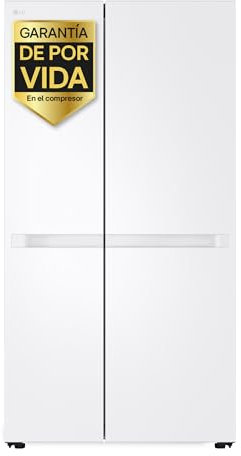 LG GSBC40SWPE - Frigorífico Side by Side, Serie 400, Linear Cooling, Multi Airflow, Clasificación E, 662 L, Blanco