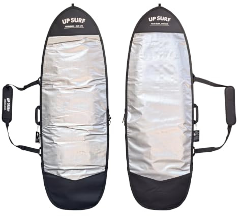 UP SURF Surfboard Bag, Daylight Bags for Fish/Hybrid Surfboards, for Size Fish/Hybrid board 5'4'', 5'8'',6'0'',6'4'',6'8'',Surfboard cover for Storage and Transport Surfboard (6’0‘’)