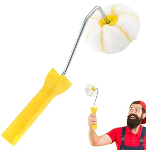 Corner Edger Paint Roller, Paint Edger Corner Tool, Drywall Corner Roller, Corner Paint Brush and Roller, Wall Painting Tool, Office Painting Tool, Drywall Mud Applicator, Precision Corner Painting