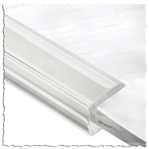 WXGMP Transparenter U-Form Eckenschutz 3 5m Kantenschutz Klemmprofil Silikon Glas Keder Schutzleiste Baby Tischkantenschutz Möbelkantenschutz Eckschutzprofil(300cmx6-7mm)