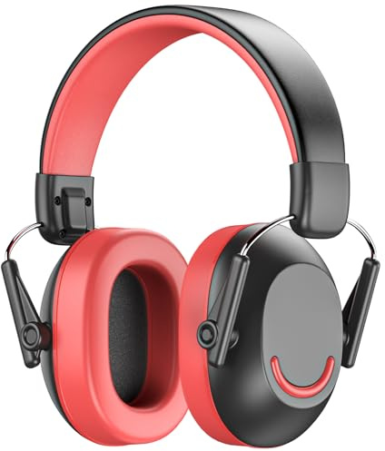 Link Dream Casque Anti Bruit Enfant, Casque Anti-bruit Enfant Pour Âge 3-16 Ans, SNR 30dB Casque Antibruit Bebe Facilement Réglable Pliable Pour l’Autisme, Feux d’Artifice, Concert, Noir