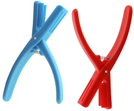 LAPYAPPE 2 Pièces Outil Éplucheur de Crevettes Manuel Ergonomiques pour Décortiquer Écrevisses Crevettes Accessoire de Cuisine