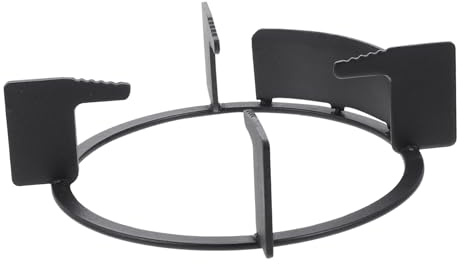 POPETPOP Soporte de Gas para Cocina Rejilla Antideslizante de Metal Semi para Hornillos Redondos para Hogar y Restaurantes
