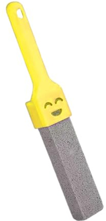 Cepillo de Inodoro con Piedra Pómez - Herramienta Antisarro Antimanchas | Eliminador de Óxido, Depósitos de Agua Lodo en Baños, Cocinas, Azulejos Superficies