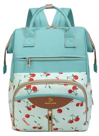 Vgvgaj Wickelrucksack, Wasserdichte Große Windeltasche Mit Kinderwagen Halterung, Rucksack Wickeltasche Mit Wickelunterlage, Für Eltern Frauen Männer Mädchen