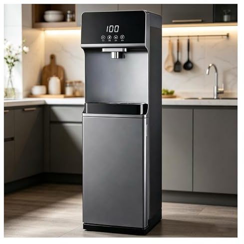 Dispensador De Agua Carga Inferior,dosificador Agua Garrafas 5,Ajuste De Temperatura De 5 Niveles,Maquina De Agua Fria Y Caliente para Guarderías Y Gimnasios