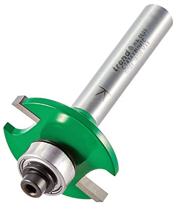 Trend Fraise à rainurer CraftPro, queue 8 mm, Ø31,8, coupe 3 mm | Réalise des rainures précises dans le bois et les panneaux, dents carbure tungstène pour des coupes nettes C143AX8MMTC