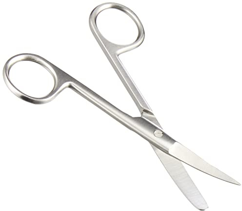 GIMA Ciseaux Courbes - Bouts Ronds Pointus - 11.5 Cm