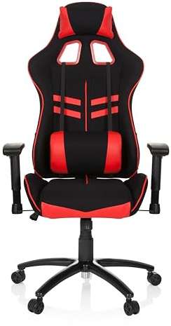 hjh OFFICE Gaming Chef-Sessel League PRO I mit Armlehnen, Sportsitz Ergonomisch, Höhenverstellbar Stuhl, 729260