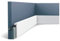 Skirting Orac Decor SX171 AXXENT Cover skirting Decorative Moulding Baseboard Modern White 2m