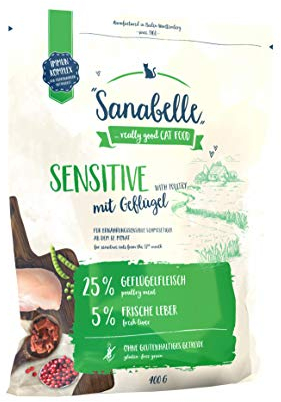 Sanabelle Katzenfutter Sensitive Geflügel 400g