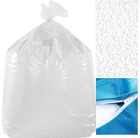 LIVEDECO - 200 L Recharge Billes de Polystyrène Neuve, Certifiées M1 Anti-FEU, pour Pouf Géant BiG52