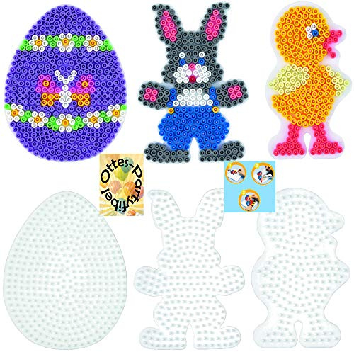 HHO HAMA Stiftplatten-Set midi Ostern Osterei + Küken + Häschen #3