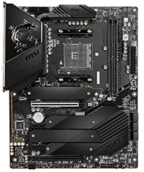 MSI MEG B550 UNIFY-X Gaming Motherboard ATX - AMD AM4 Ryzen 5000 Ready, 14+2 Phase 90A Power Stage, Integrated Cooling, 2 x DDR4 Dual-Channel (64GB/5300MHz), Gen 4 M.2 Connectors, Wi-Fi 6, 2.5Gb/s LAN