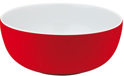 KAHLA 372904A69462C Pronto Colore Schüssel 23 cm cherry red|rote Salatschale aus Porzellan