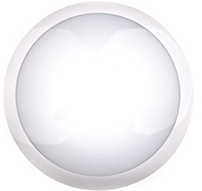 HUBER Deckenleuchte E27 Fassung mit Bewegungsmelder 360° für innen und außen I Deckenlampe mit Bewegungsmelder I IP54 I Deckenleuchten Lampe