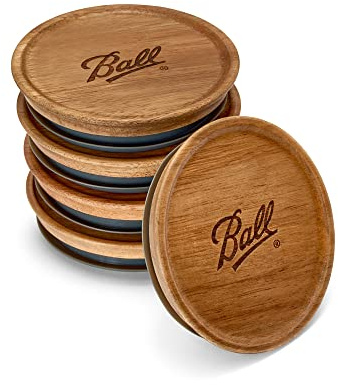 Ball® Jar Lids, 5 Pack Ball Jar Wooden Storage Lids