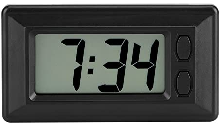 Joyzan LCD Despertador Digital, Reloj Ultrafino Pequenos Relojes Electronicos para Dormitorio Oficina Cocina Cabecera de Coche con Calendario y Hora a Pilas Mesa Viaje Sala Oficinas Familiares