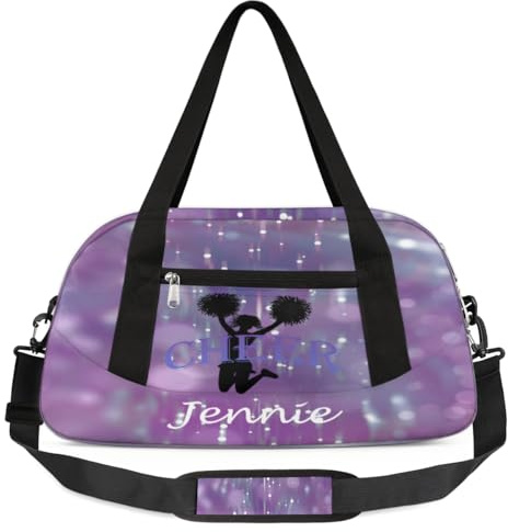 Sporttasche für Mädchen, Kinder, personalisierbar, Sporttasche für Tanz, Cheerleader-Geschenktasche, Cheer Bag 18, Einheitsgröße, Reisetasche