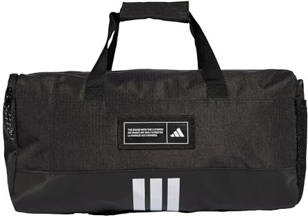 adidas Unisex - Adulto 4ATHLTS Duffel Bag Small, Black/White, One Size