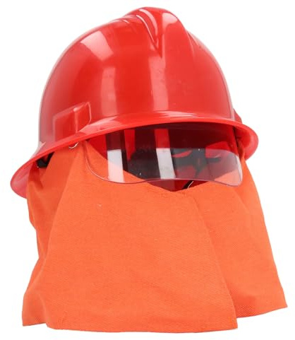 Feuerwehrhelm mit Flammhemmender Isolierung, Aufprallschutz, Nackenschutz, 6-Lagen-Puffer und Luftbelüftung, für Notfallrettungseinsätze