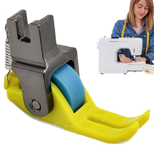 Roller Presser Foot - Narrow Walking Foot Attachment, Precision Foot | Sewing Machine Accessory, Creating Leather Needle To Foot For A Coutur