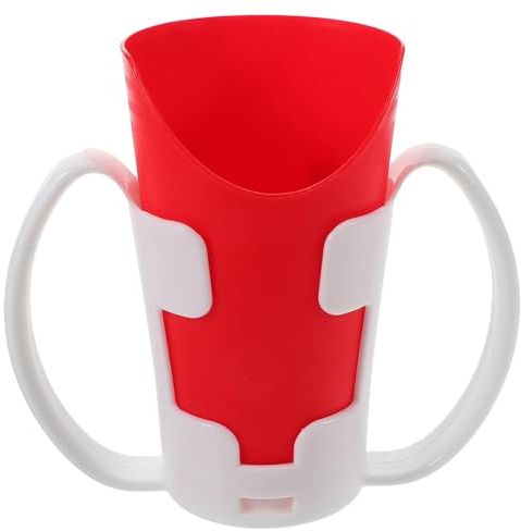 DEARMAMY Gobelet Anti-fugue Pour Personnes Âgées Position Stable Pour Boire Aide à Boire Indépendante Gobelet Avec Découpe