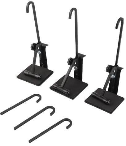 IGENBENFG Fireplace Hanger Hook Set, Fireplace Wreath Hook, Sturdy Iron Mantel Stocking Hangers with Small Hook Accessories, Multipurpose Decorative Hooks for Holiday Home Party Decor