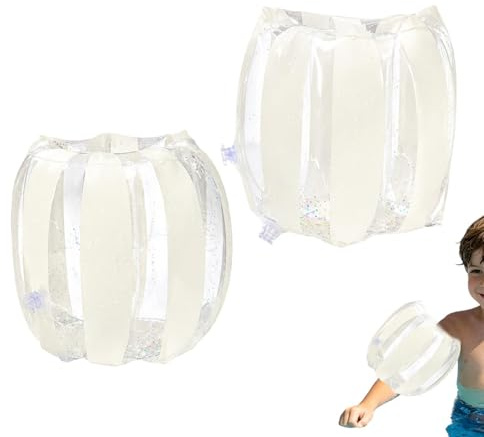 Simarmband justerbara uppblåsbara PVC-armband | Barn vuxna simvingar för nära och kära, familjemedlemmar och flickor, kvinnor och män