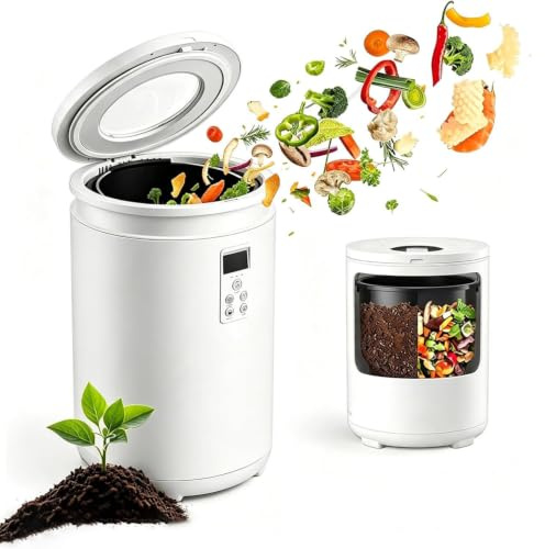 Composteur Électrique de Comptoir 4,5 L, Broyeur de Déchets Alimentaires