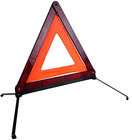 CARPOINT 0113902 Triangolo di segnalazione Triangolo catarifrangente Triangolo di sicurezza Triangolo auto